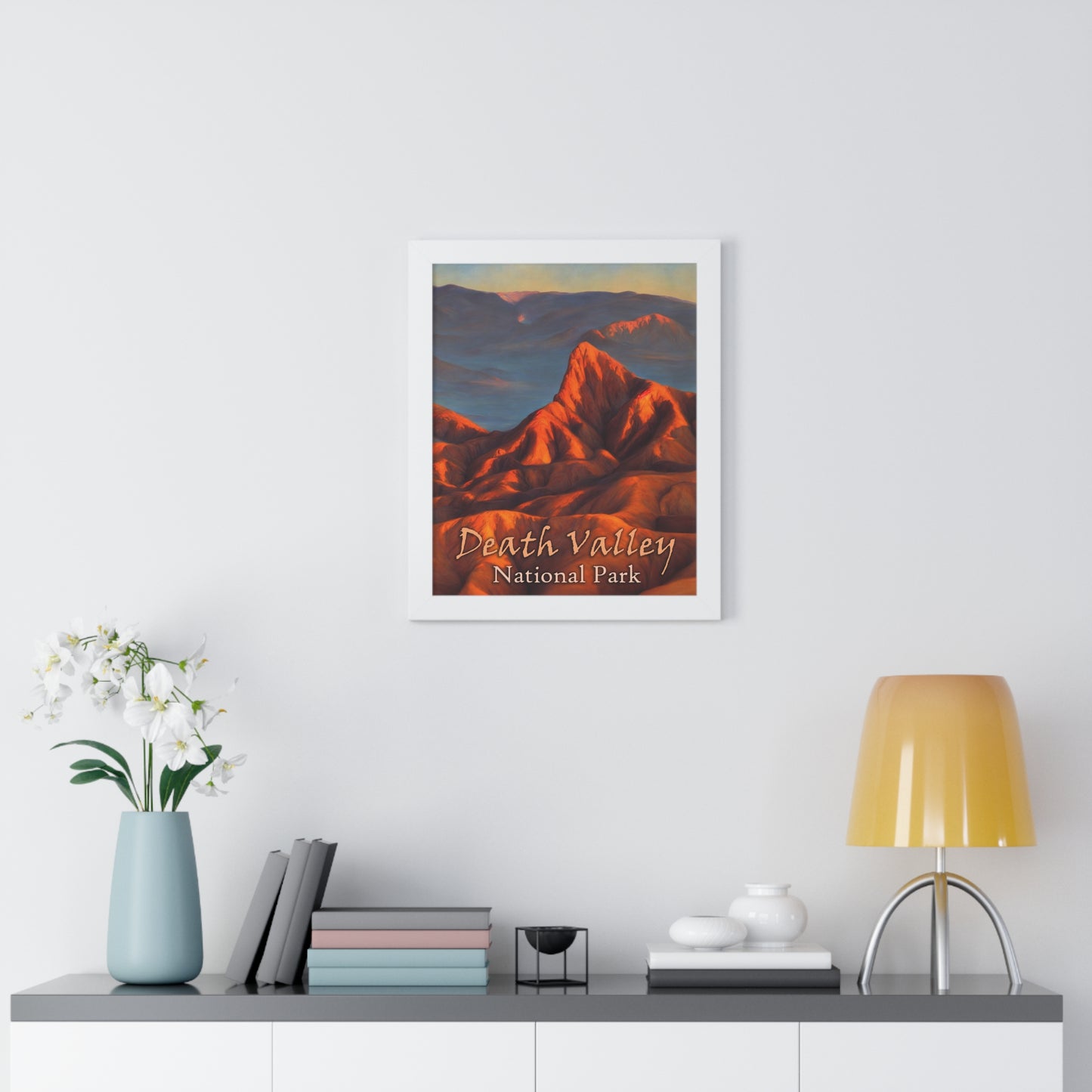 Death Valley National Park's Zabriskie Point Framed Poster