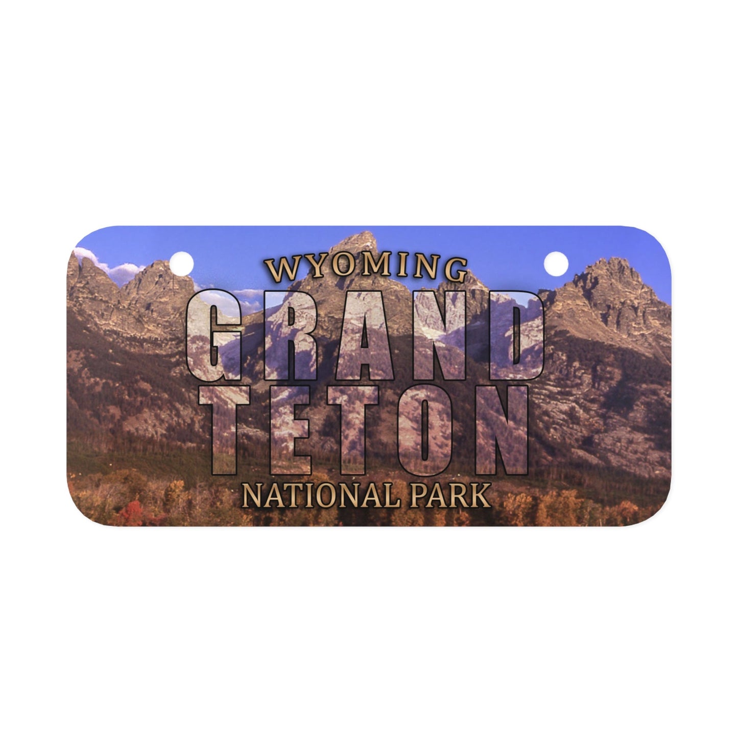 Grand Teton National Park Custom License Plate