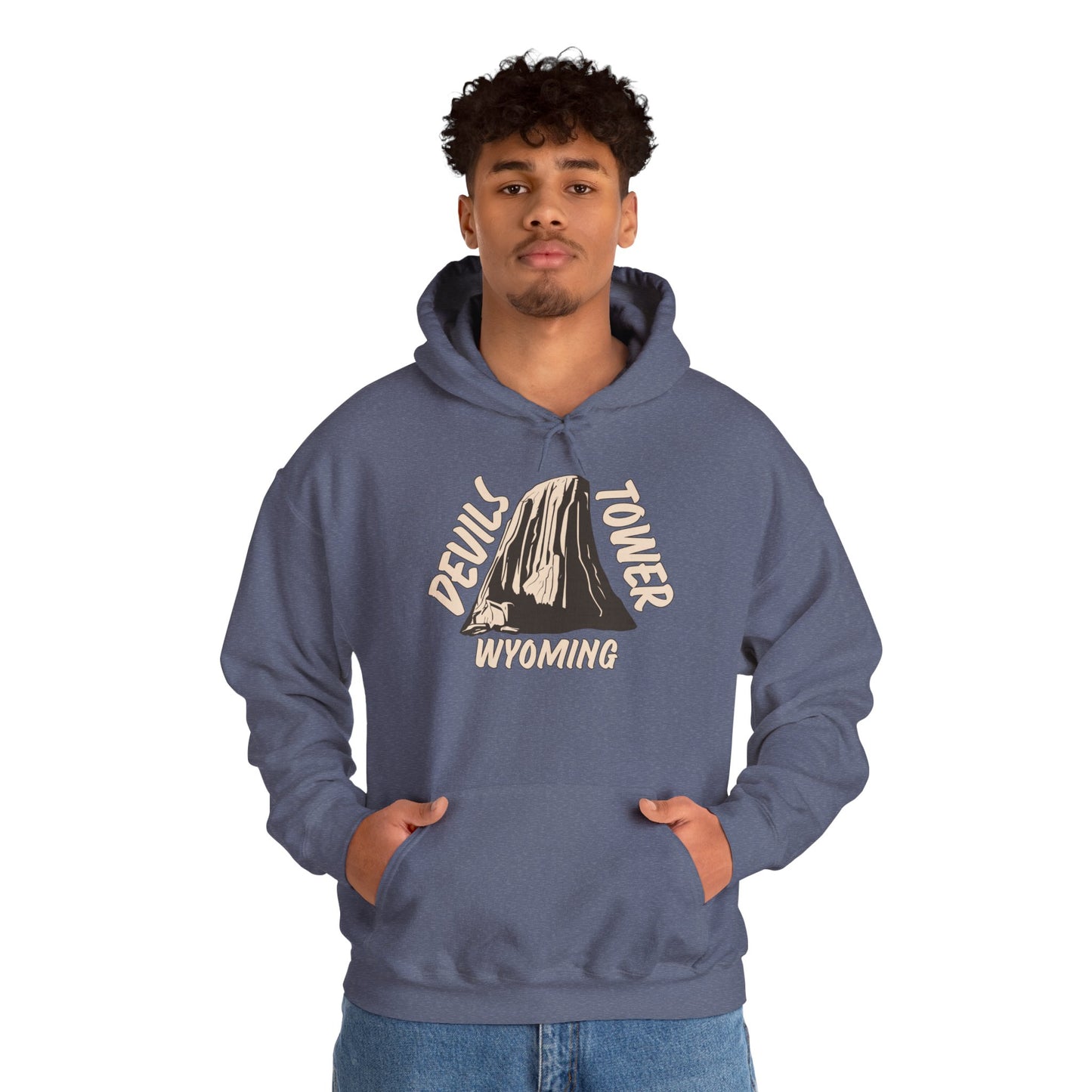 Devil's Tower National Monument Unisex Heavy Blend™ Hooded Sweatshirt