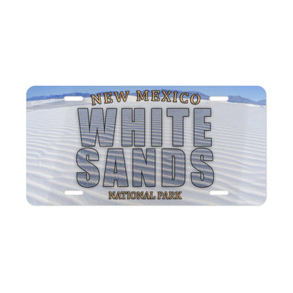 White Sands National Park Custom License Plate