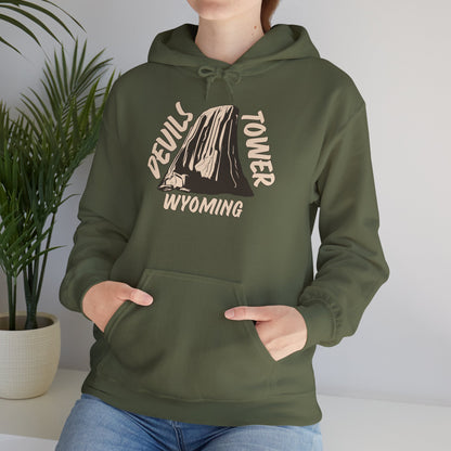 Devil's Tower National Monument Unisex Heavy Blend™ Hooded Sweatshirt