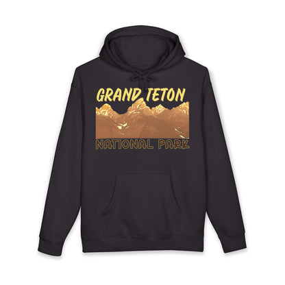 Grand Teton National Park Unisex Heavyweight Hooded Sweatshirt