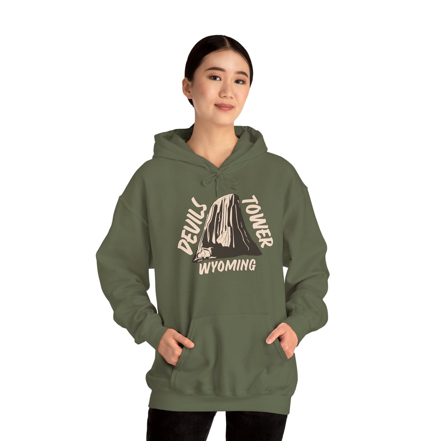 Devil's Tower National Monument Unisex Heavy Blend™ Hooded Sweatshirt