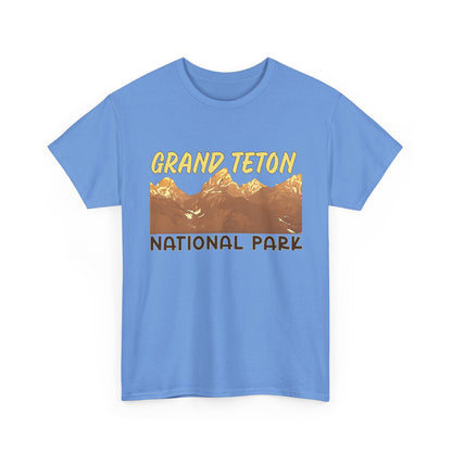 Grand Teton National Park Unisex Heavy 100% Cotton Tee