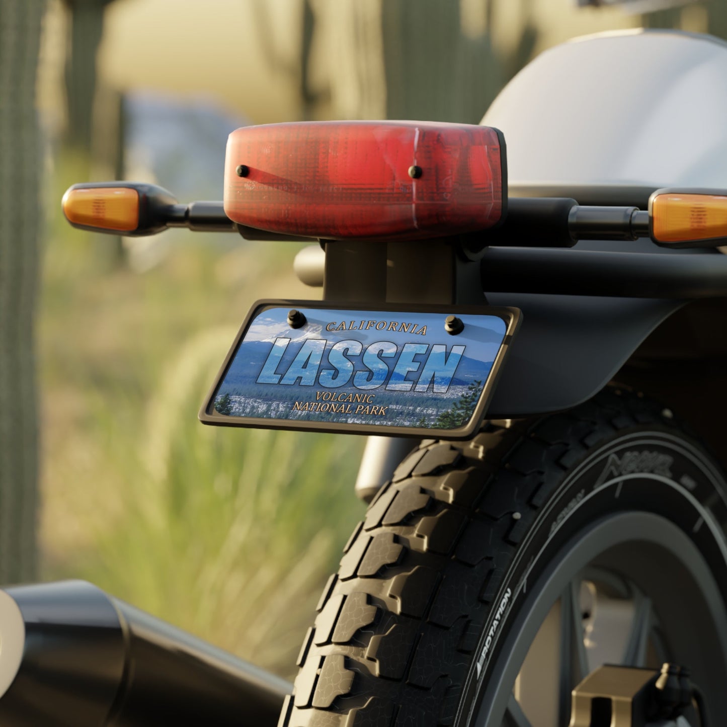 Lassen Volcanic National Park Custom License Plate
