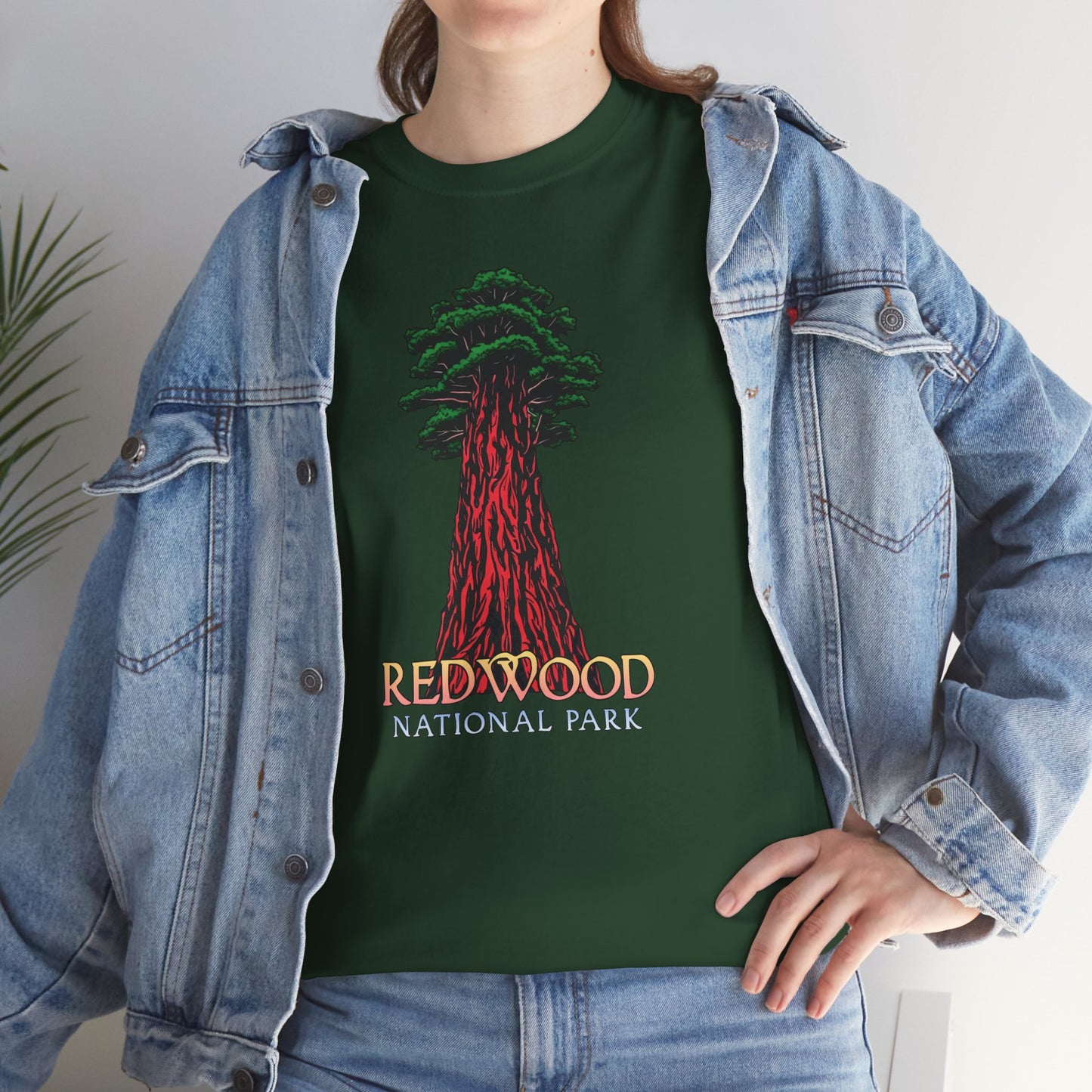 Redwood National Park Unisex Glidan Heavy Cotton Tee