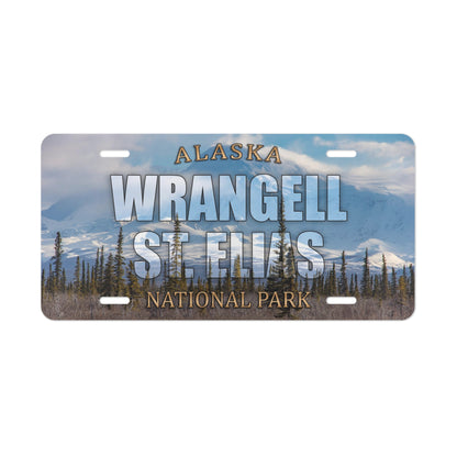 Wrangell St Elias National Park Custom License Plate