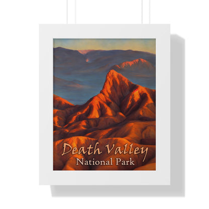 Death Valley National Park's Zabriskie Point Framed Poster