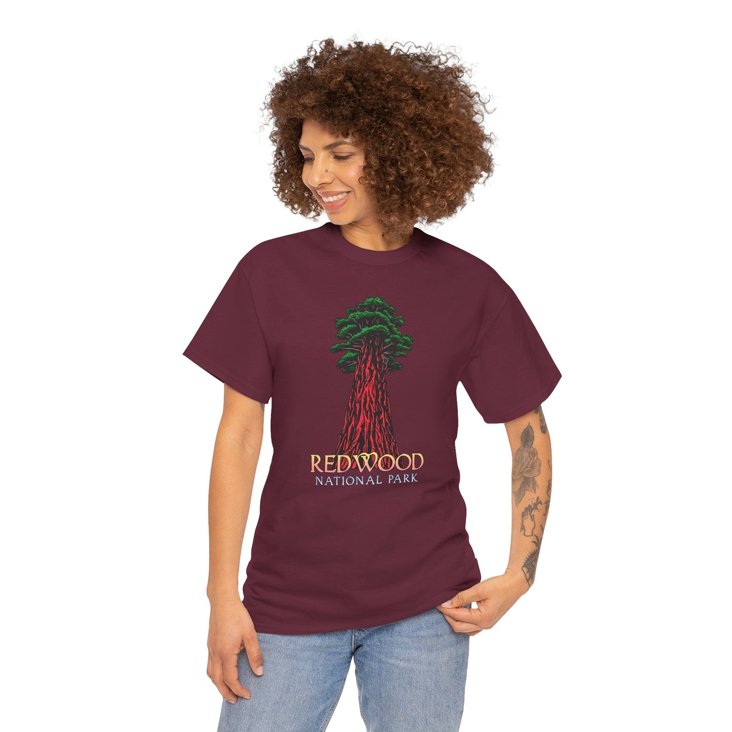Redwood National Park Unisex Glidan Heavy Cotton Tee