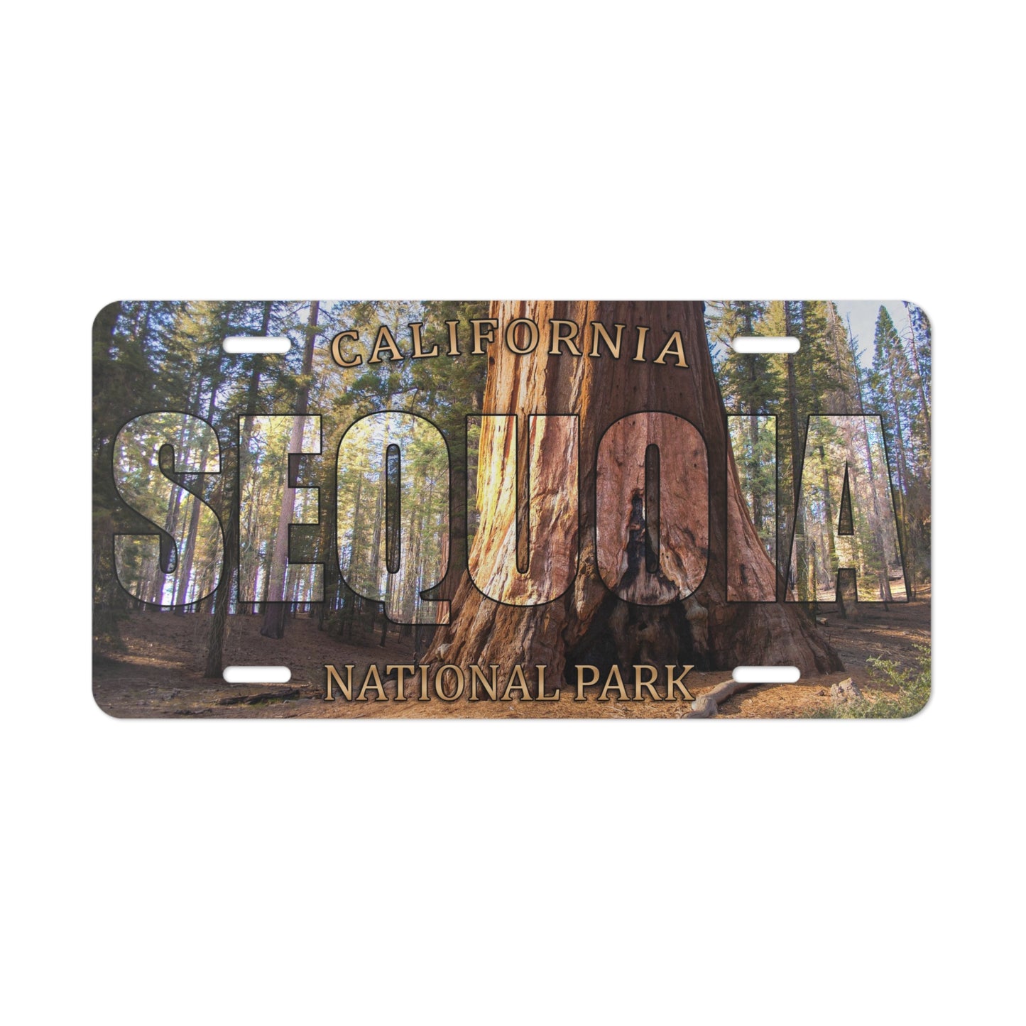 Sequoia National Park Custom License Plate