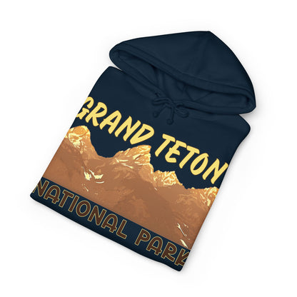 Grand Teton National Park Unisex Heavyweight Hooded Sweatshirt