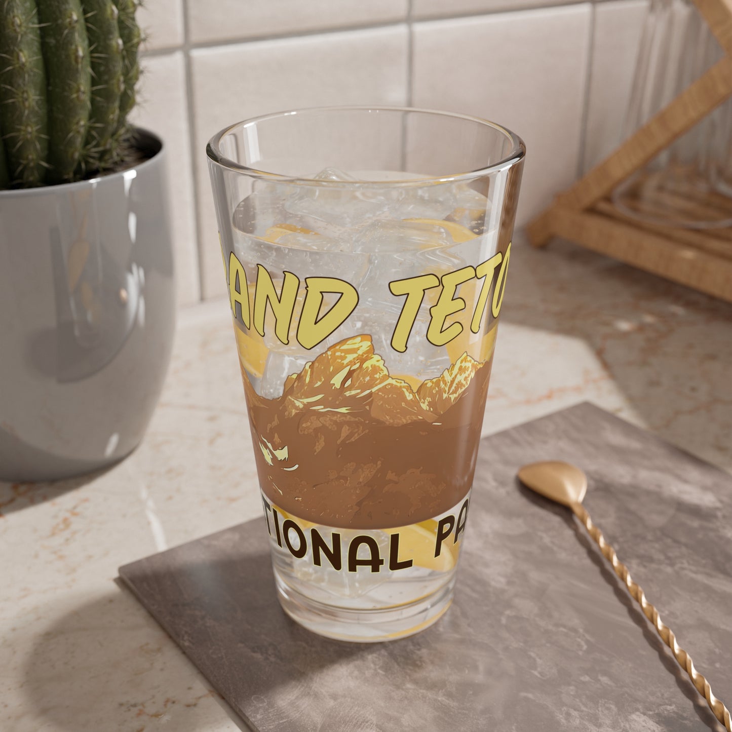 Grand Teton National Park Pint Glass, 16oz