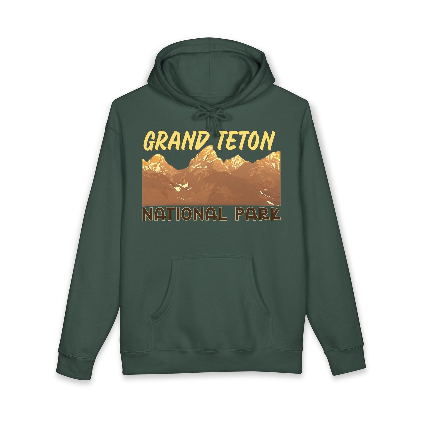 Grand Teton National Park Unisex Heavyweight Hooded Sweatshirt