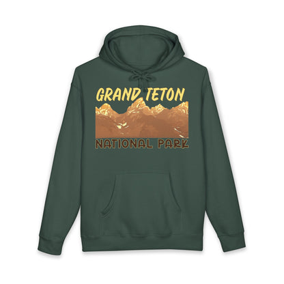 Grand Teton National Park Unisex Heavyweight Hooded Sweatshirt
