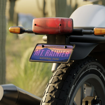 Mount Rainier National Park Custom License Plate