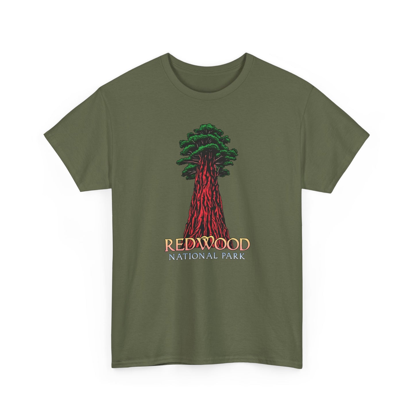 Redwood National Park Unisex Glidan Heavy Cotton Tee