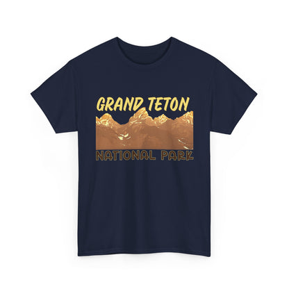 Grand Teton National Park Unisex Heavy 100% Cotton Tee