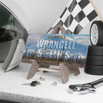 Wrangell St Elias National Park Custom License Plate