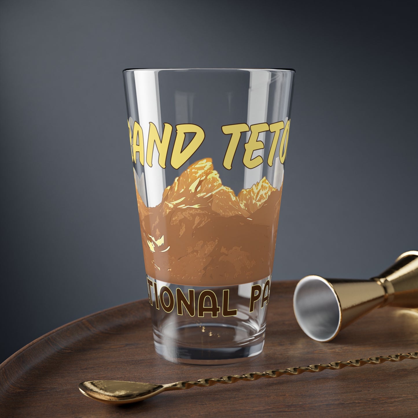 Grand Teton National Park Pint Glass, 16oz