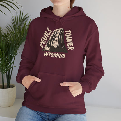 Devil's Tower National Monument Unisex Heavy Blend™ Hooded Sweatshirt