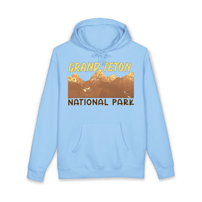 Grand Teton National Park Unisex Heavyweight Hooded Sweatshirt