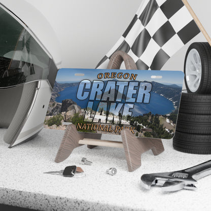 Crater Lake National Park Custom License Plate