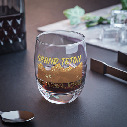 Grand Teton National Park Whiskey Glass
