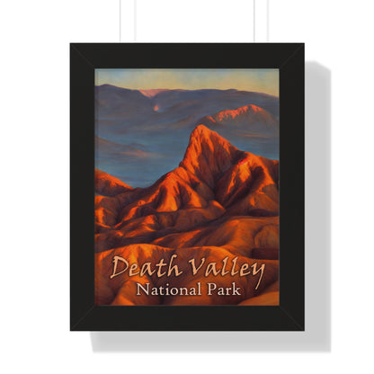 Death Valley National Park's Zabriskie Point Framed Poster