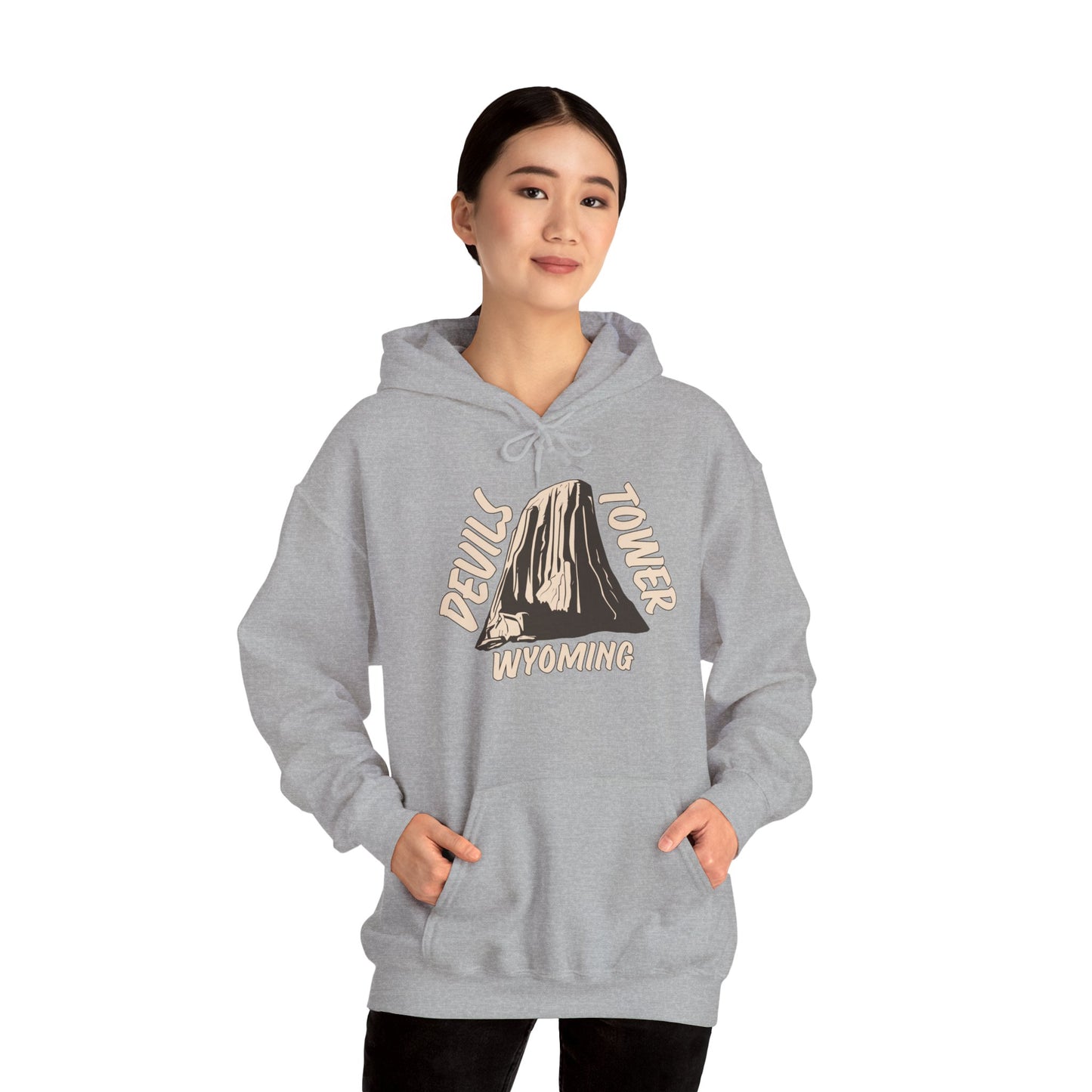 Devil's Tower National Monument Unisex Heavy Blend™ Hooded Sweatshirt