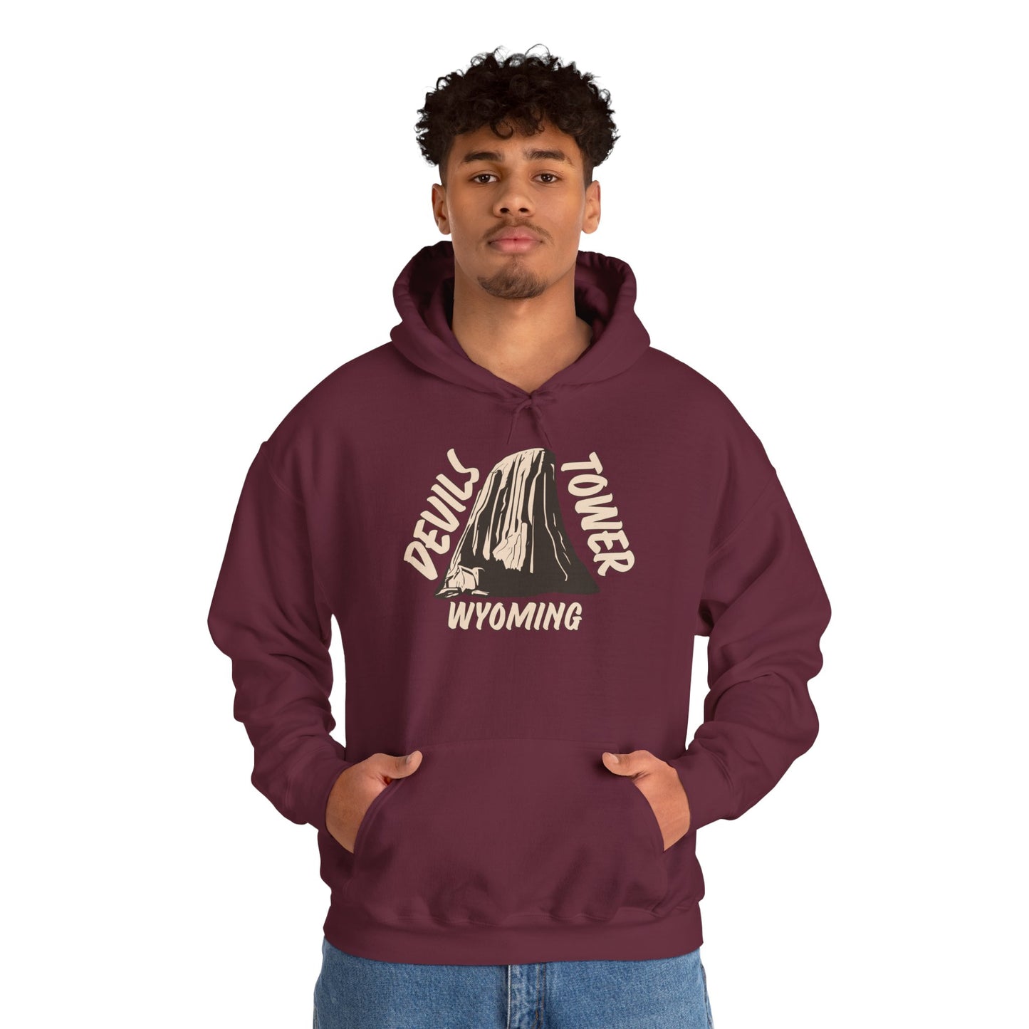 Devil's Tower National Monument Unisex Heavy Blend™ Hooded Sweatshirt