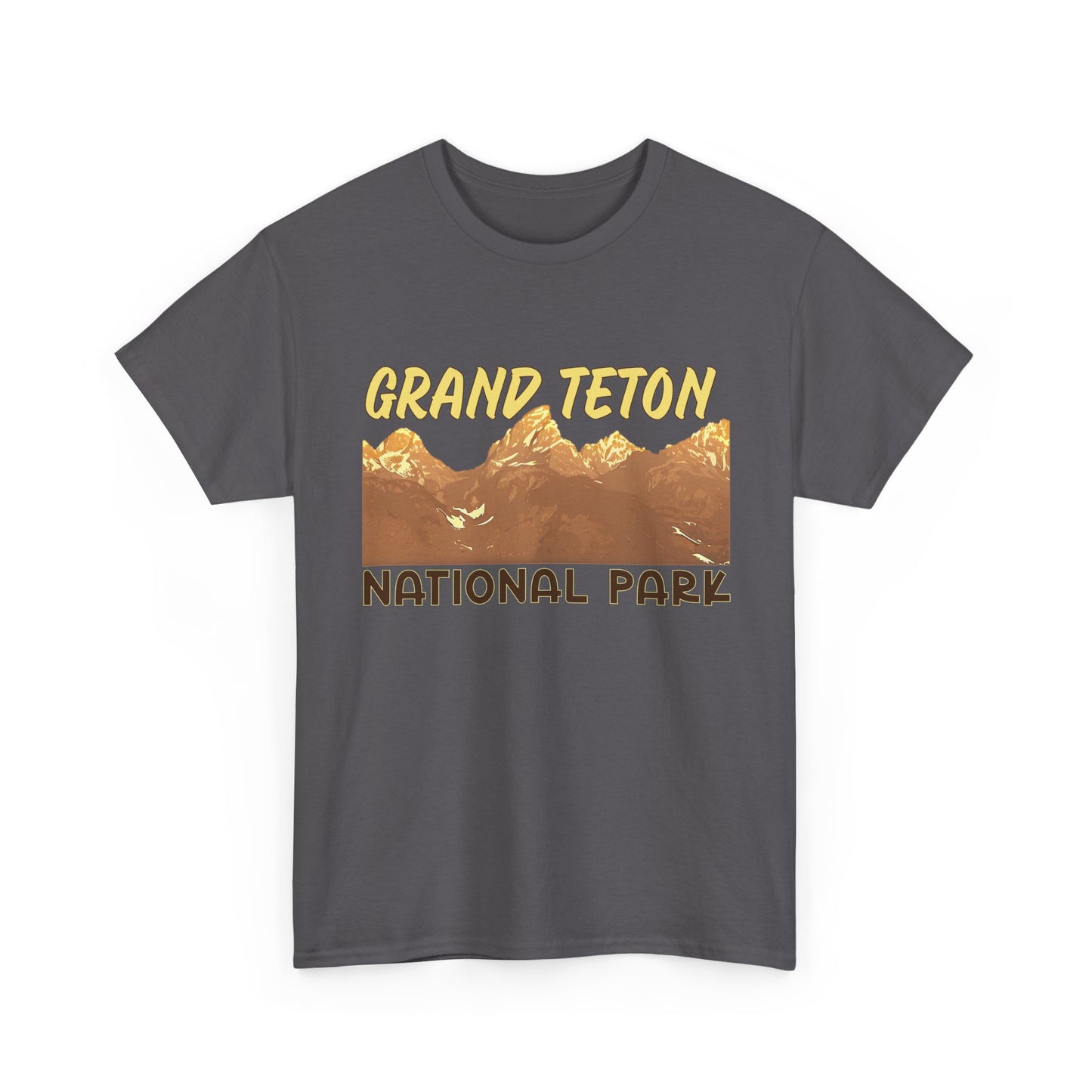 Grand Teton National Park Unisex Heavy 100% Cotton Tee