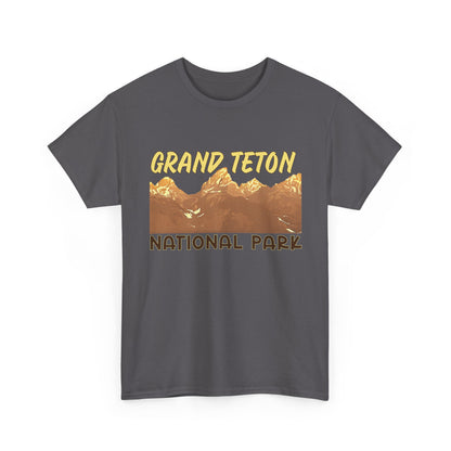 Grand Teton National Park Unisex Heavy 100% Cotton Tee