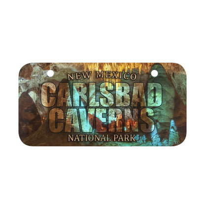 Carlsbad Caverns Custom License Plate