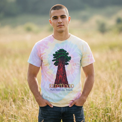 Redwood National Park Tie-Dye Tee