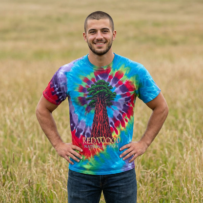 Redwood National Park Tie-Dye Tee