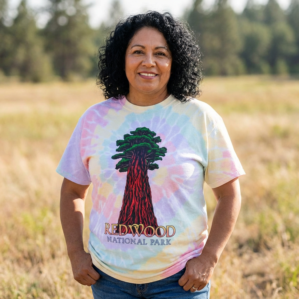 Redwood National Park Tie-Dye Tee