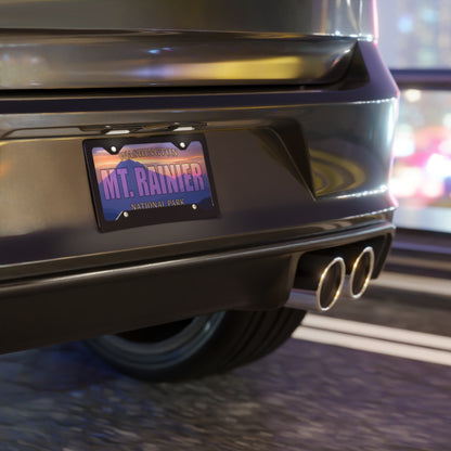 Mount Rainier National Park Custom License Plate