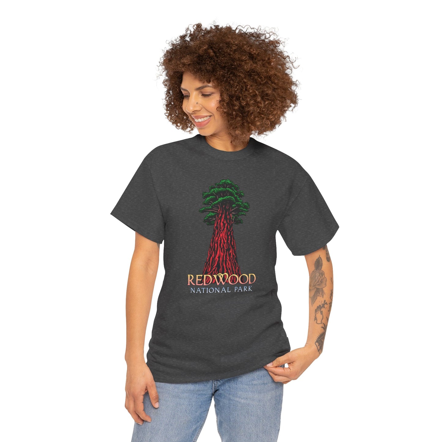 Redwood National Park Unisex Glidan Heavy Cotton Tee