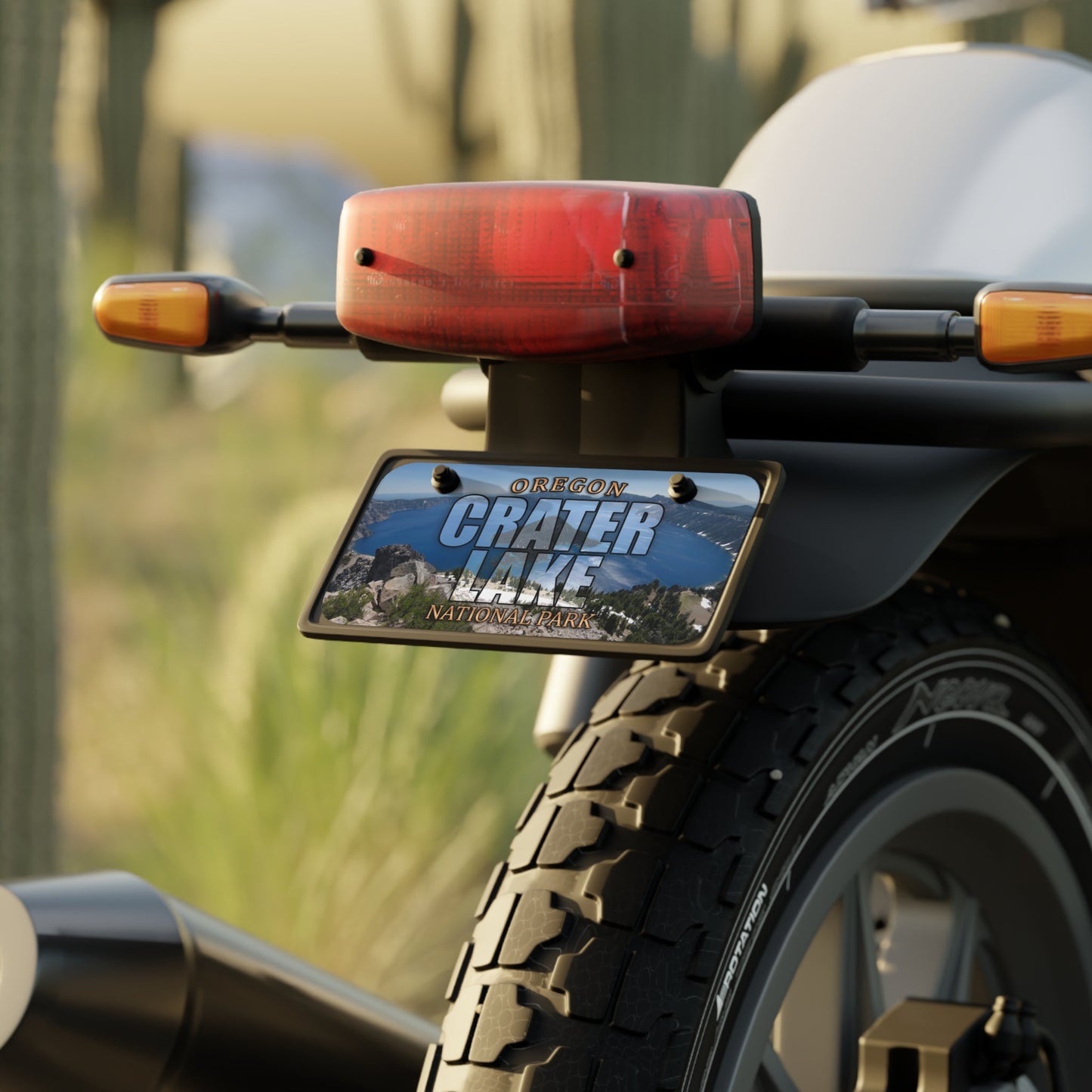 Crater Lake National Park Custom License Plate