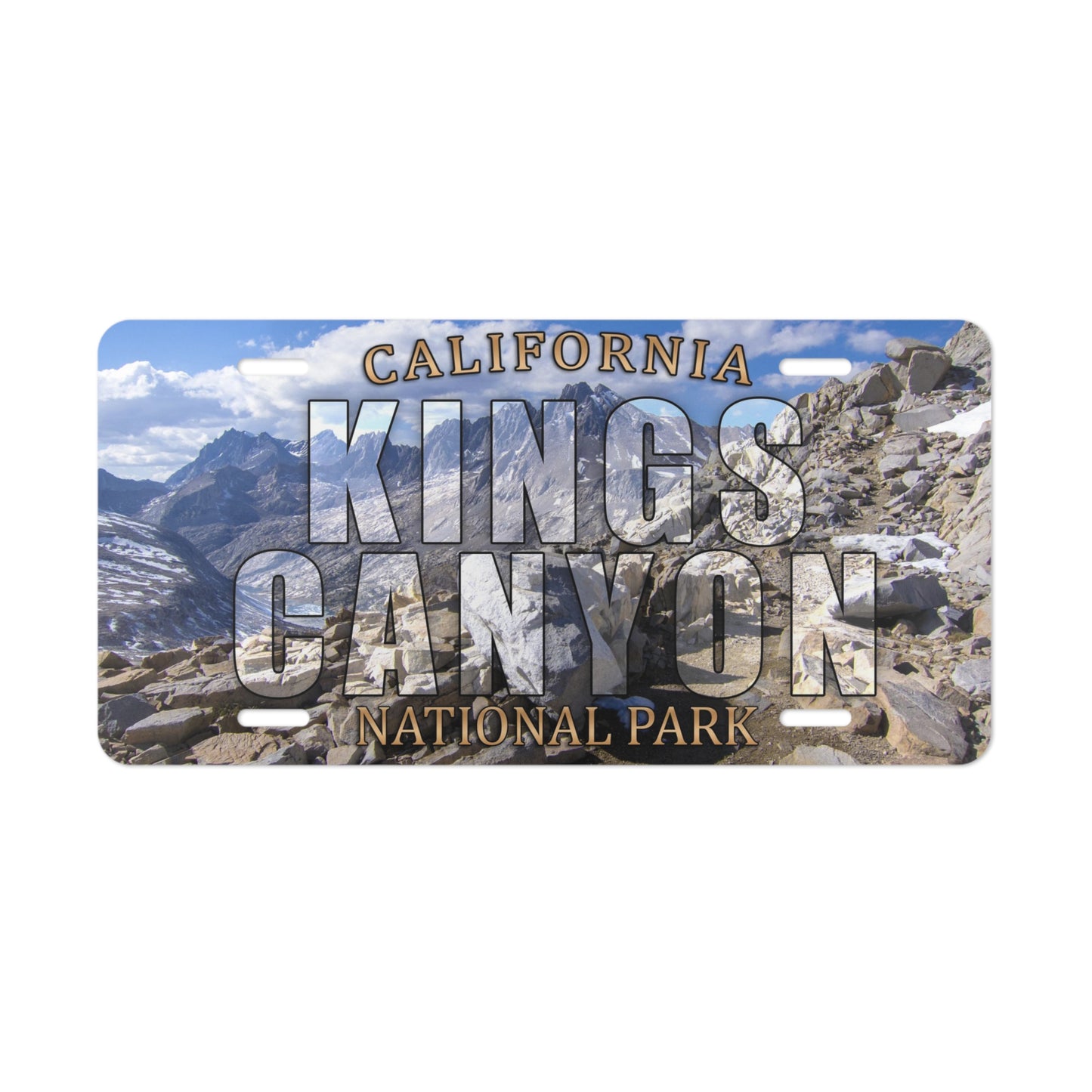 Kings Canyon National Park Custom License Plate