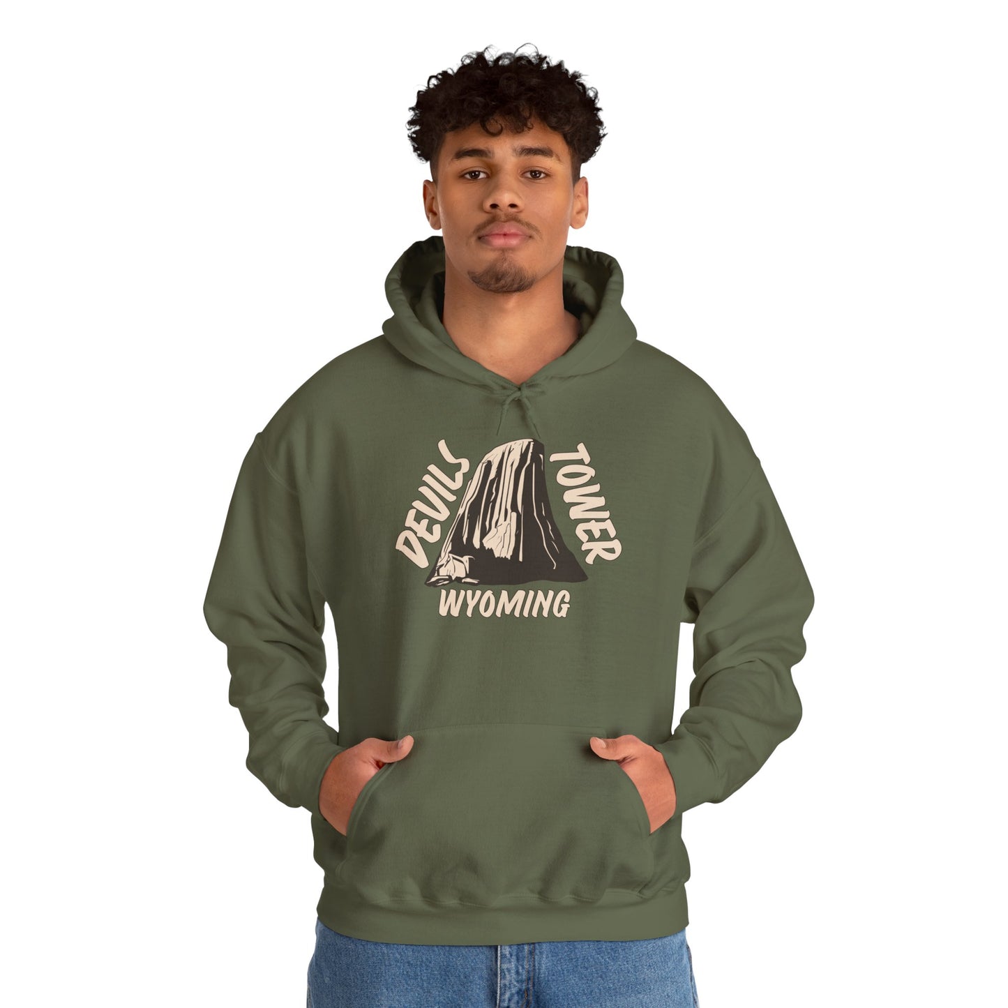 Devil's Tower National Monument Unisex Heavy Blend™ Hooded Sweatshirt
