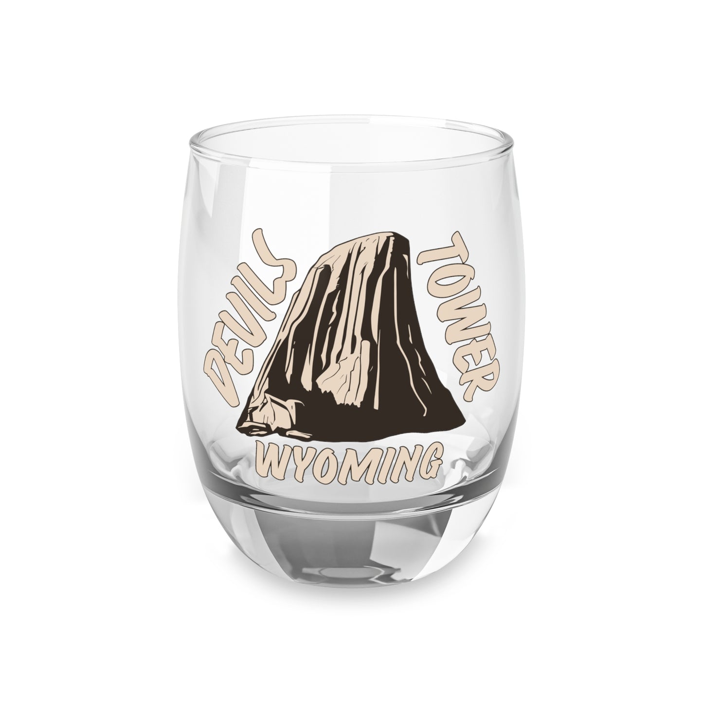 Devils Tower Whiskey Glass