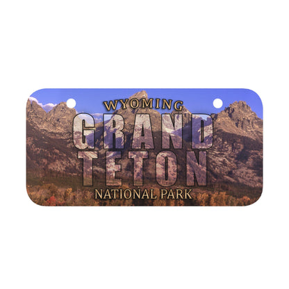 Grand Teton National Park Custom License Plate