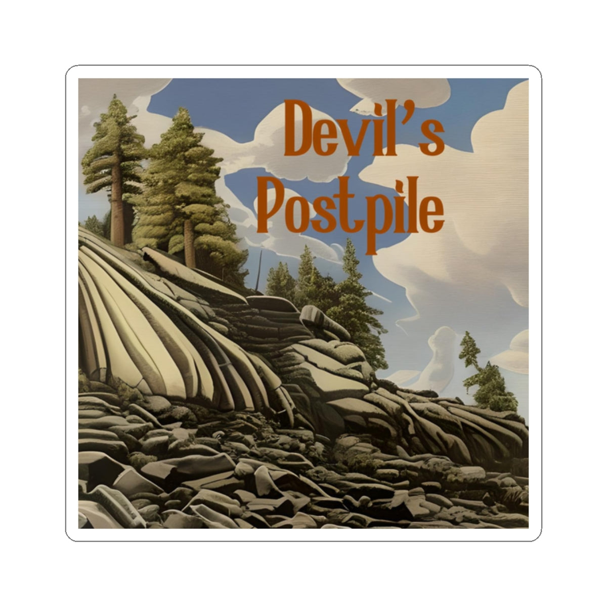 Devil's Postpile National Monument Stickers