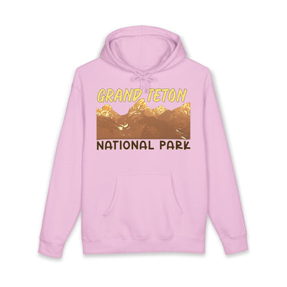 Grand Teton National Park Unisex Heavyweight Hooded Sweatshirt
