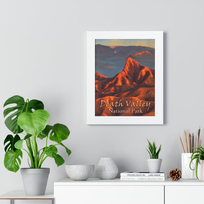 Death Valley National Park's Zabriskie Point Framed Poster