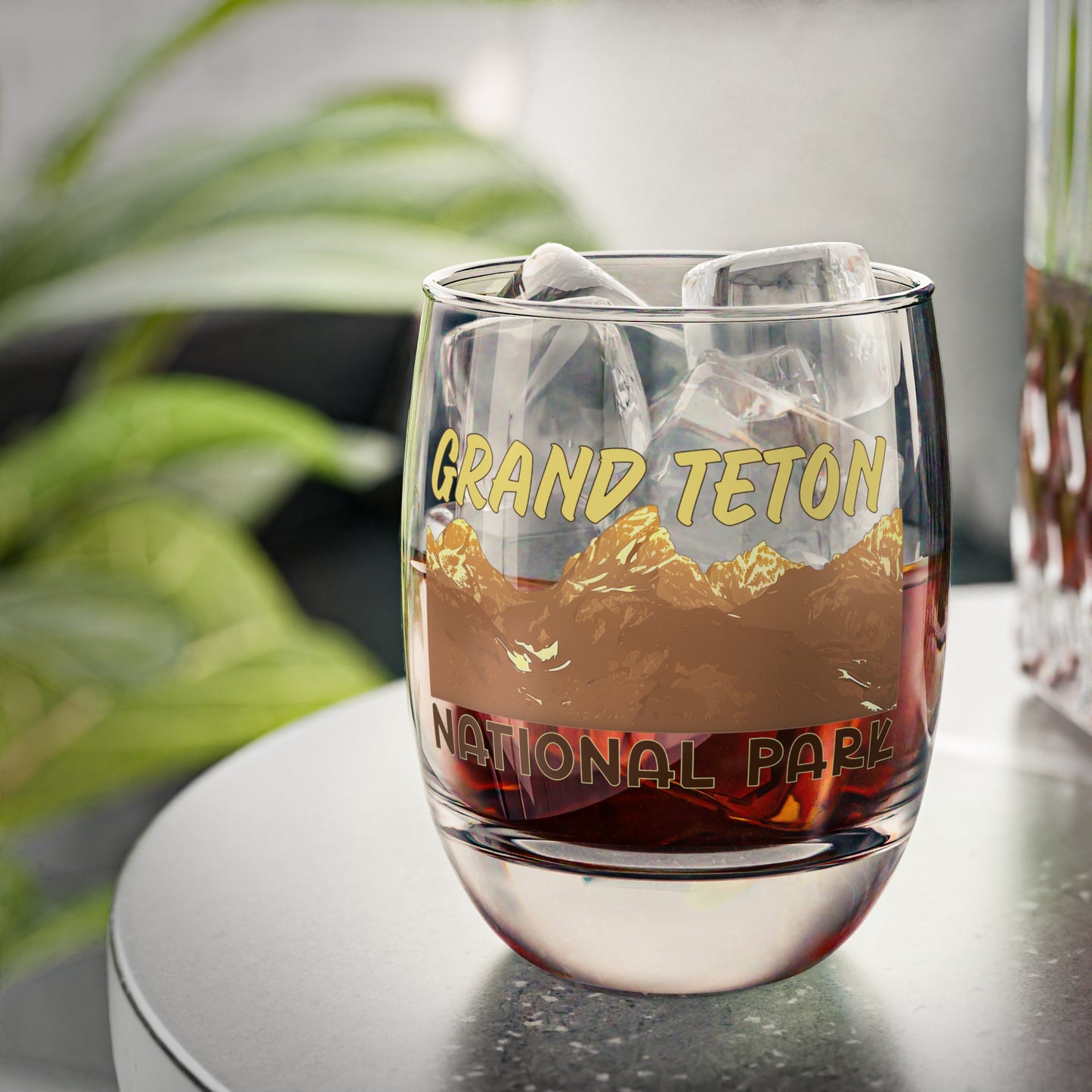 Grand Teton National Park Whiskey Glass