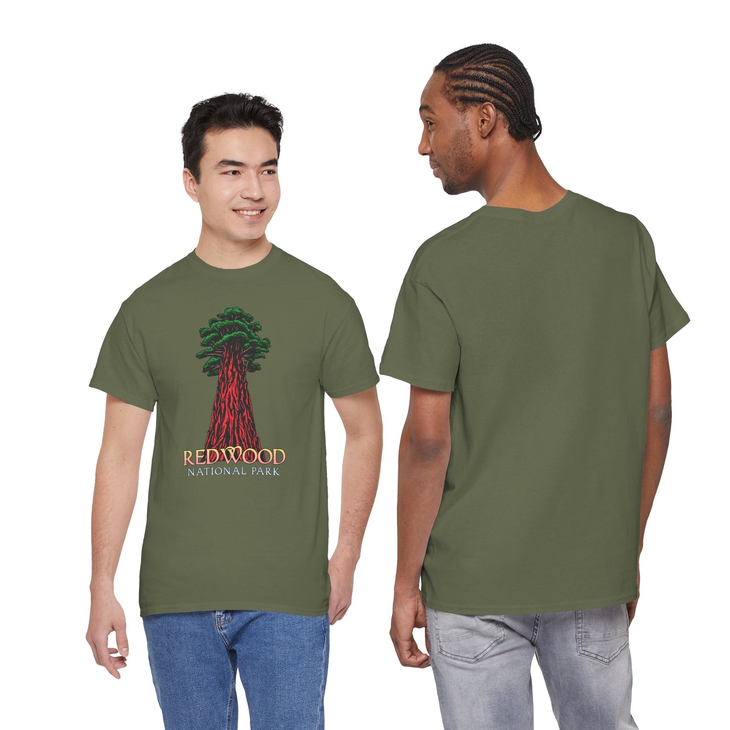 Redwood National Park Unisex Glidan Heavy Cotton Tee