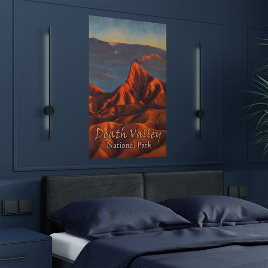 Death Valley National Park's Zabriskie Point Satin Posters
