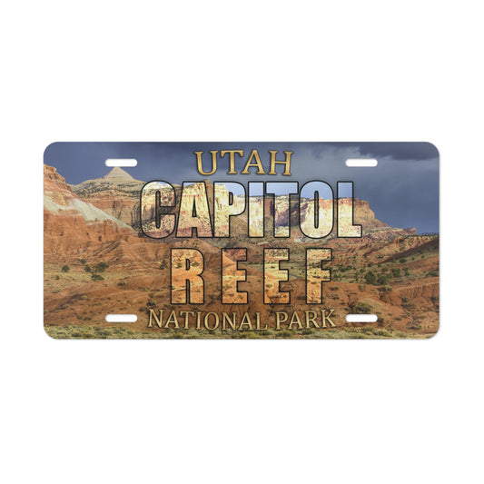 Capitol Reef National Park Custom License Plate